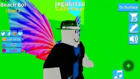 mining to 1000 block depth in mining simulator Roblox || jegointsu