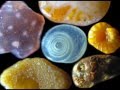 Песок под микроскопом Sand under the microscope