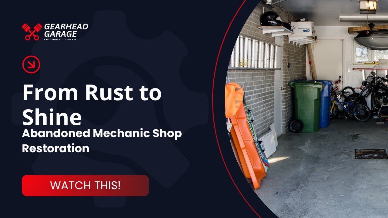 Restoring an Abandoned Mechanic Shop (Most Satisfying Transformation Ever)