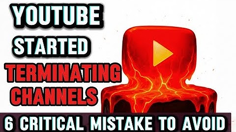YOUTUBE STARTED TERMINATING CHANNELS_small Channels are at Risk.