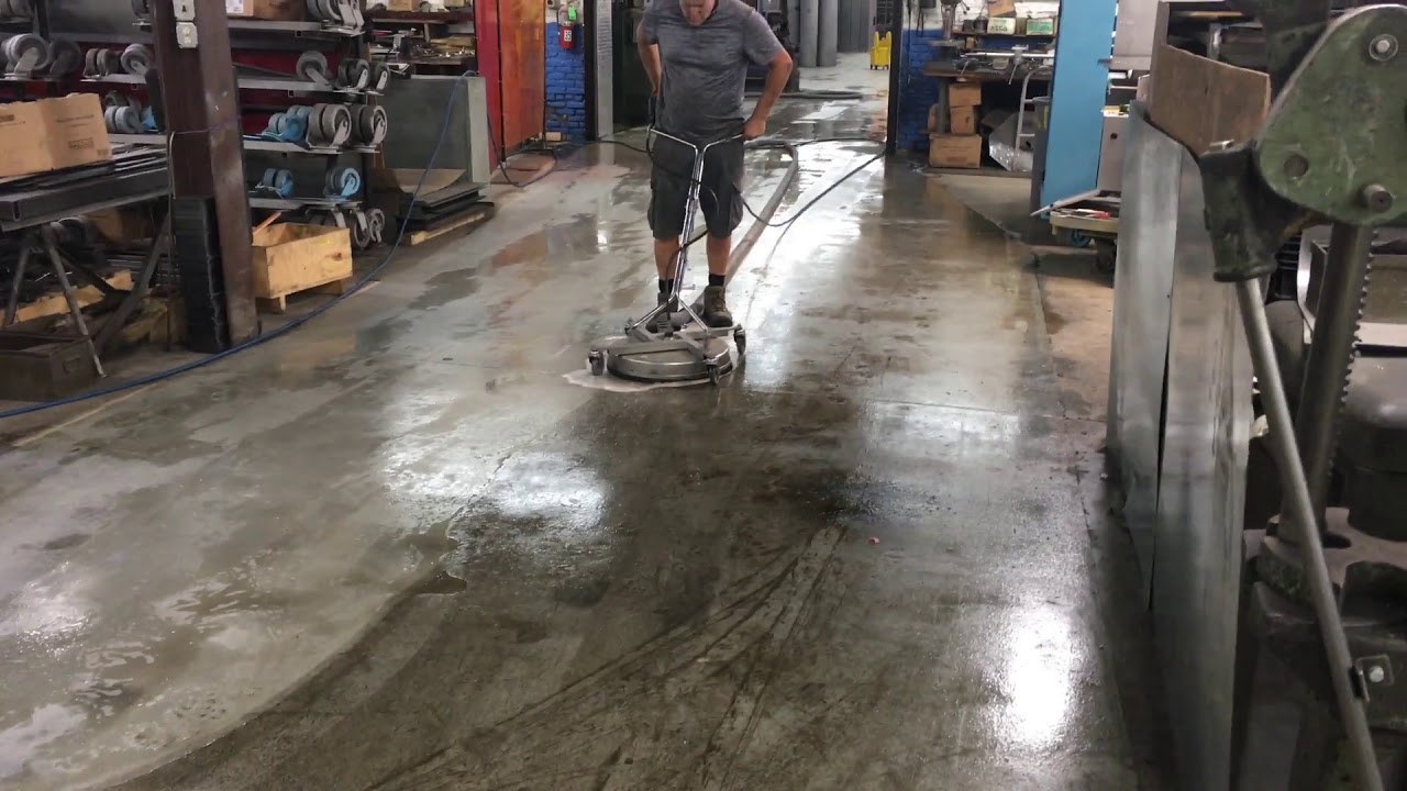  Epoxy Floor Cleaning  Chicago YouTube