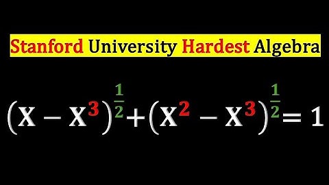 Stanford University Hardest Algebra Question! #mathsolympiad #education