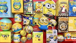 ASMR Spongebob VS Minions Satisfying Collection Unboxing no talking