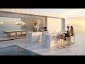 'The Aegean Marble Horizon' Modern Luxury, Minimalist Coastal Contemporary Kitchen #interiordesign
