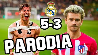 Canción Real Madrid Vs Atletico Madrid 5-3 Parodia Young Miko Bzrp Music Sessions 