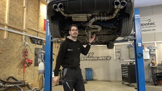 Hurricane Exhaust Klappenanlage S3 8V OPF mit HJS Downpipe