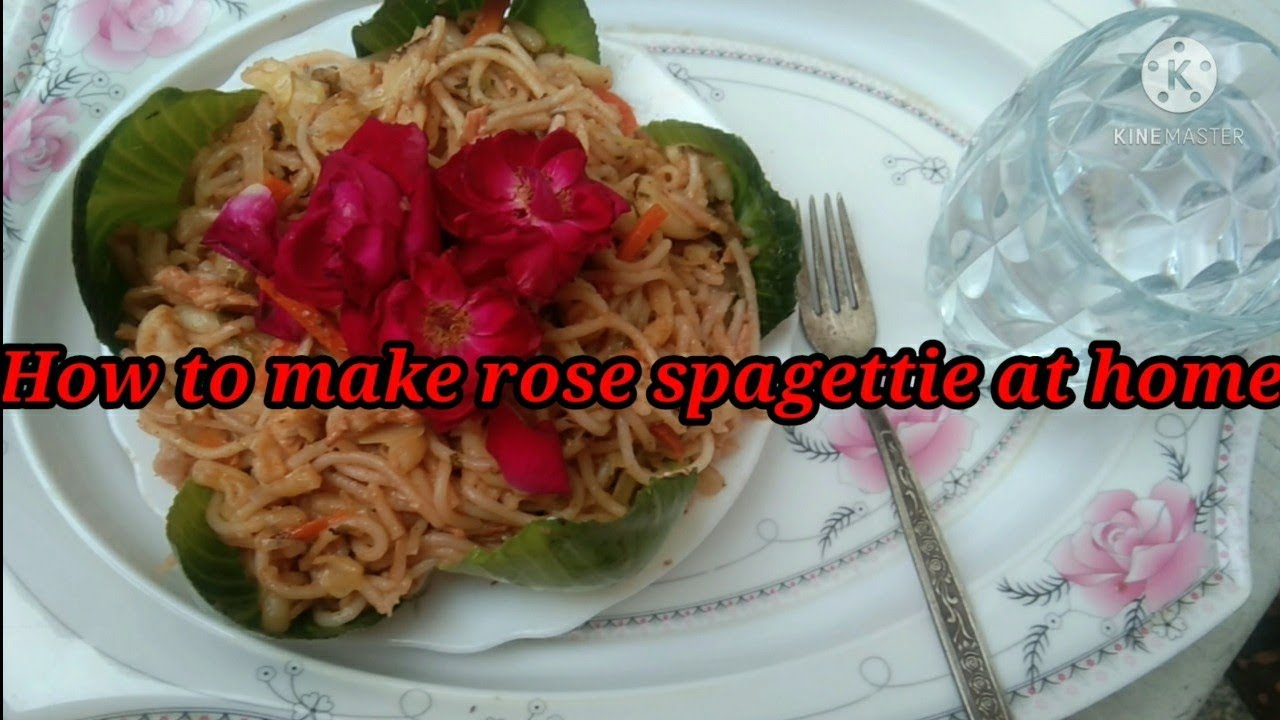 How to make rose spaghetti at home|Easy & quick|By Saima Khalid|Cooking with taste|