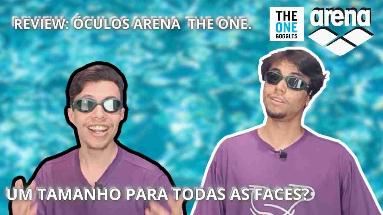 Óculos para Natação Arena Cobra Azul - Nade Bem