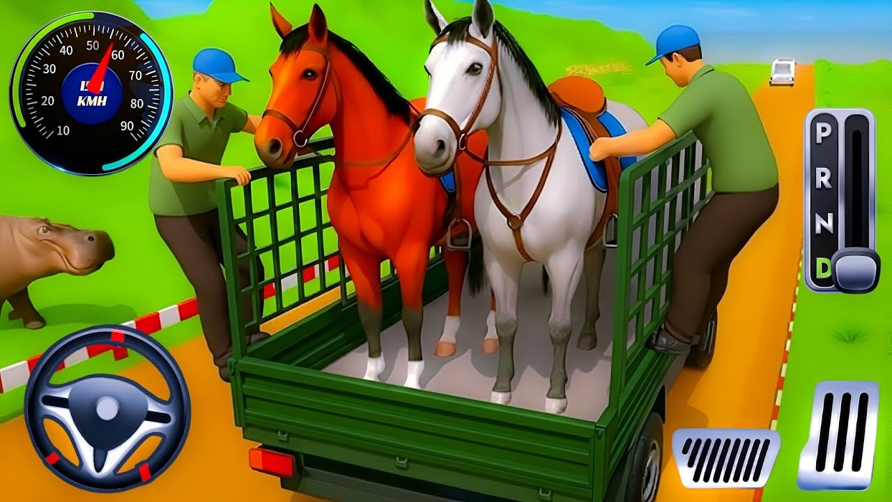 Indian Animal Cargo Truck Driving 3D - Wild Animal Transport Simulator Gameplay
