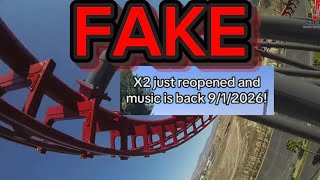 X2 Did NOT Reopen