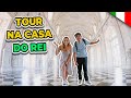 TOUR PELA CASA DO REI DA ITÁLIA 😯 CHOCADOS COM ESSE LUGAR!