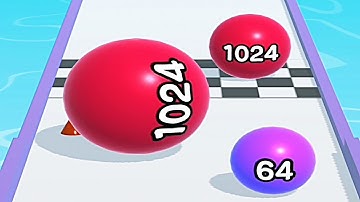 Ball Run 2048 - All Levels Android, iOS Walkthrough Gameplay Part 17