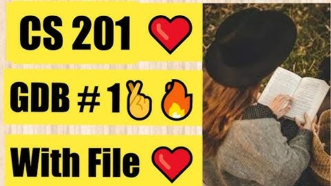 CS201 GDB 1 Solution Fall 2022 with File ❤