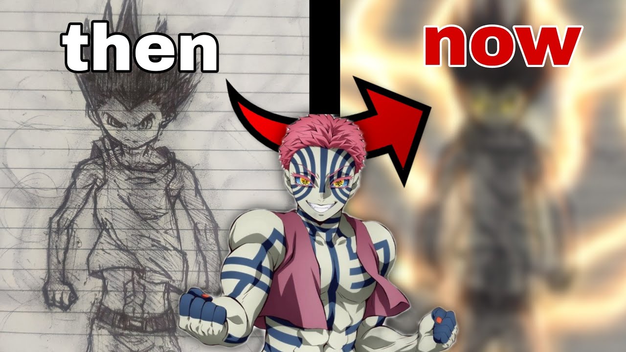 Drawing gone from hunter x hunter #drawing #art #anime #glowart