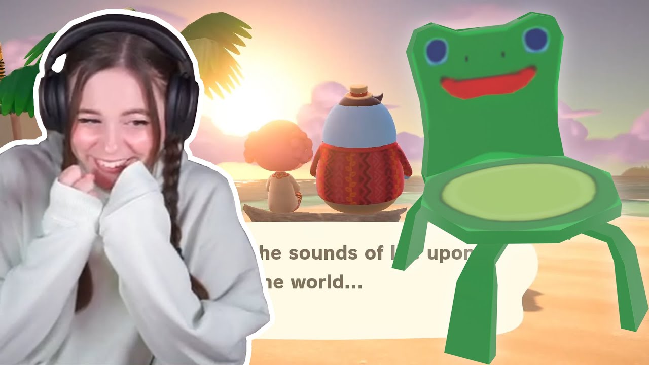 froggy chair | ACNH 2.0 reaction