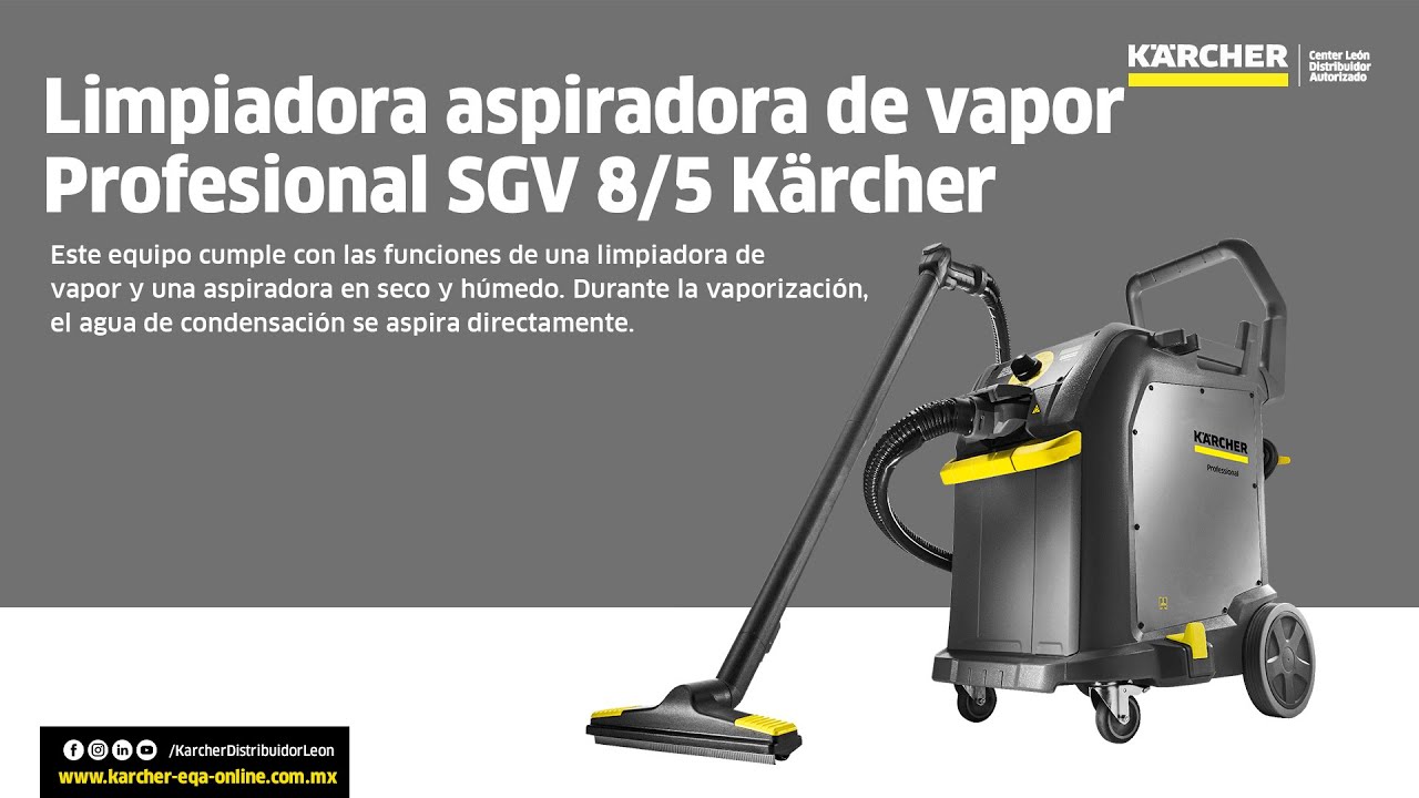 Limpiadora aspiradora de vapor Profesional SGV 8/5 Kärcher 