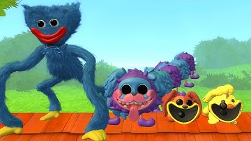Evolution of All New Frowning Critters vs Smiling Critters Poppy Playtime Chapter 3 in Garry