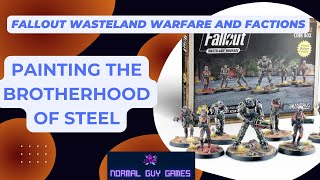 Fallout Wasteland Warfare and Factions - Painting the Brotherhood of Steel