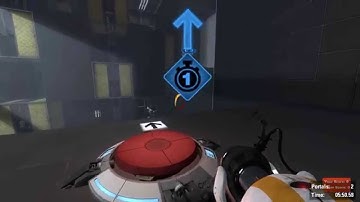 Portal 2: Rat Maze in 2 Portals