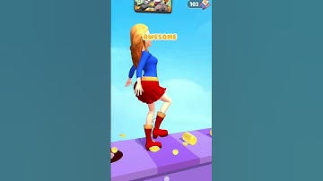 ASMR Tippy Toe Try Again |tippy toe3D  level 147 #Xshorts #tippytoe #satisfying#asmr