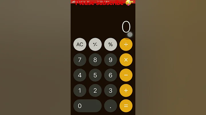 Hidden settings on iPhone calculator