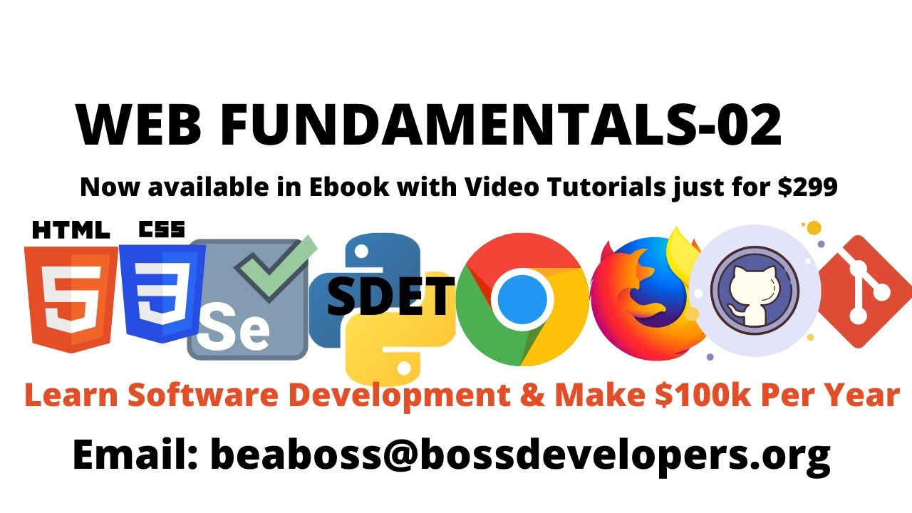WEB FUNDAMENTALS-02| HTML & CSS - YouTube