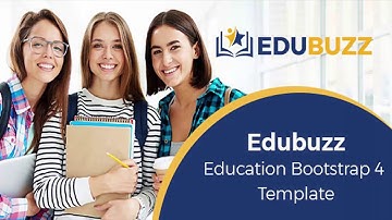 Edubuzz - Education Bootstrap 4 Template | Themeforest Website Templates and Themes