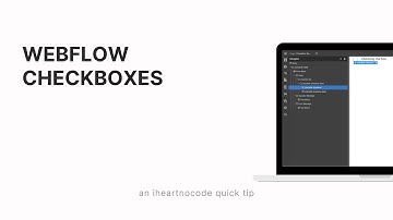 Styling Webflow Checkboxes Quick Tip