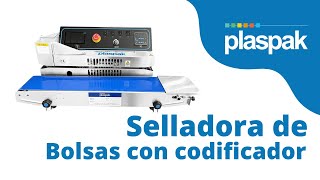 Selladora Continua con codificador tipo Inkjet video