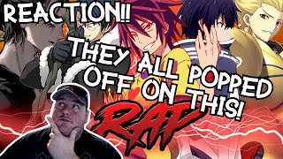 NERDCORE! OP Anime Char Cypher Pt 3 By Mage! Ft Callon, Sailor, Politicess & MORE! !REACTION!