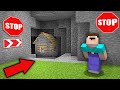 WHO BUILT THE SECRET HOUSE IN A CAVE IN MINECRAFT ? 100% TROLLING TRAP !