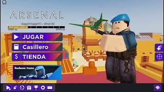 Jugando Arsenal Pero Mal D: | ROBLOX |