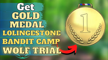 AC Valhalla Lolingestone Bandit Camp Gold Medal Wolf Trial, Wolf Mastery Challenge,Get Mastery Coins