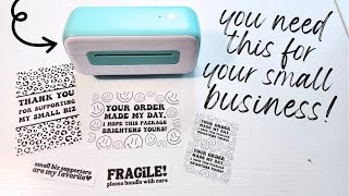 Small Business MUST HAVE / Design + Make Packaging Stickers & Product Labels with Thermal Printer