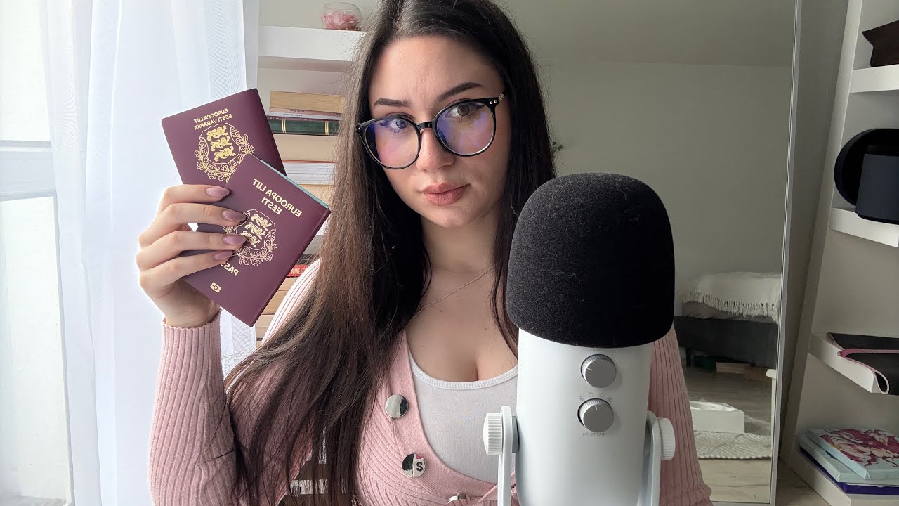 My Passports | German ASMR | Deutsch asmr | trying german asmr