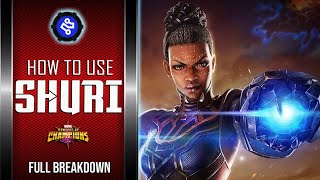 How To Use SHURI Easily | Full Breakdown | Marvel Contest Of Champions