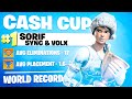 1ST in Trio Cash Cup 🏆 *WORLD RECORD POINTS* 🏆 (5/7 WINS)