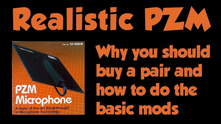 Why YOU should buy a pair of Realistic PZM microphones + easy Mods