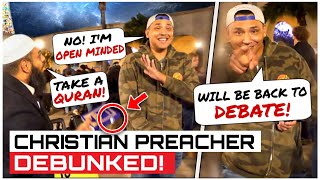 â�£FASTEST DEBUNK Ever! ðŸ˜±CHRISTIAN Preacher DEBUNKED in Under 15 seconds â�° | Must Watch