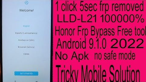 honor 9 lite lld l21 9.1.0 frp bypass