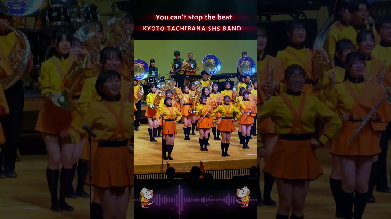 ①You can't stop the beat #京都橘高校吹奏楽部 #吹奏楽 - YouTube