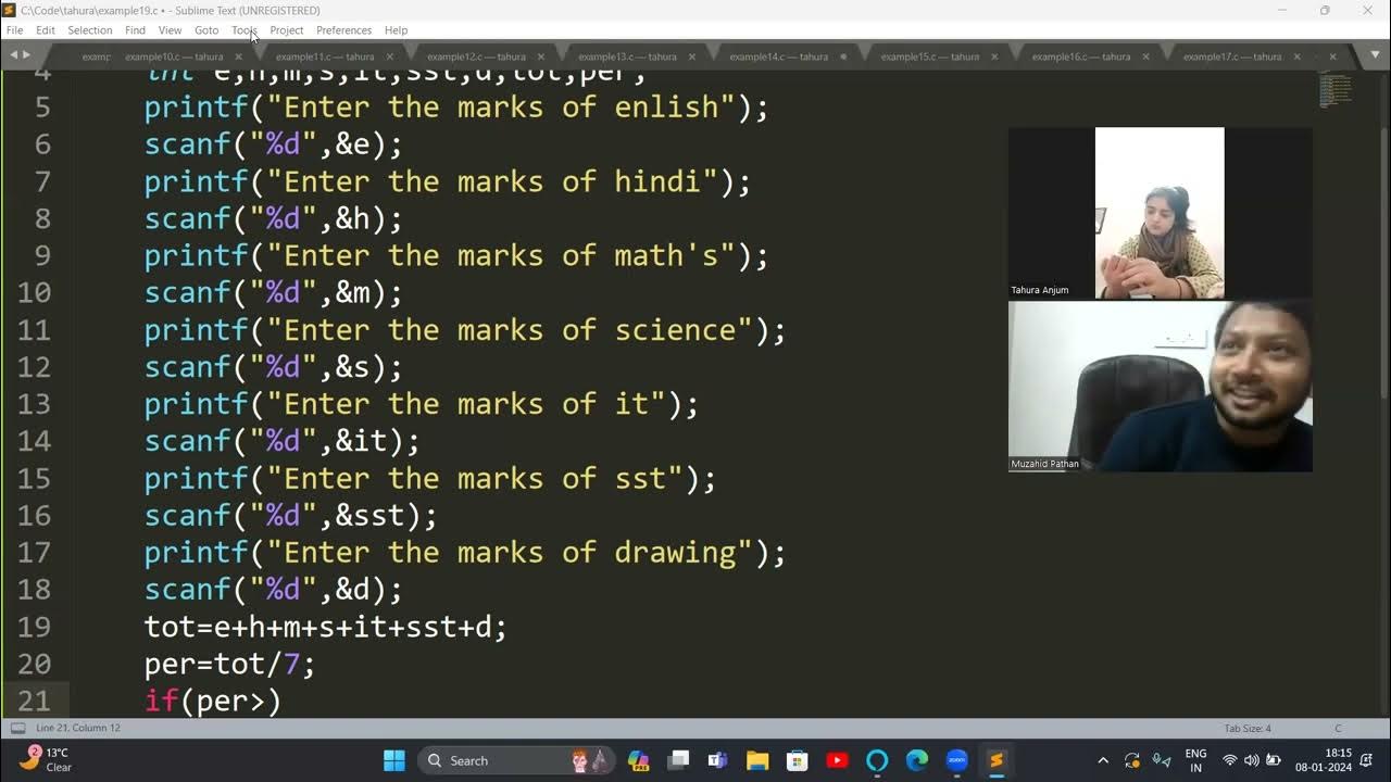 C Programming | If else Leader | AND Operator | #cprogramming # ...