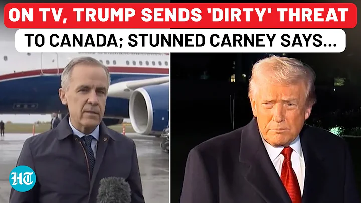 On TV, Trump Sends 'Dirty' Threat To Canada As Stunned Carney Reacts To US Fight| Reagan Tariff Ad