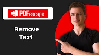 How To Remove Text In PDFescape (Full Guide)