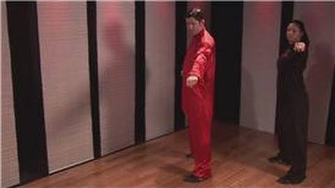 Kung Fu : Downward Swinging Block, Sleeve Block & Side Punch Combo