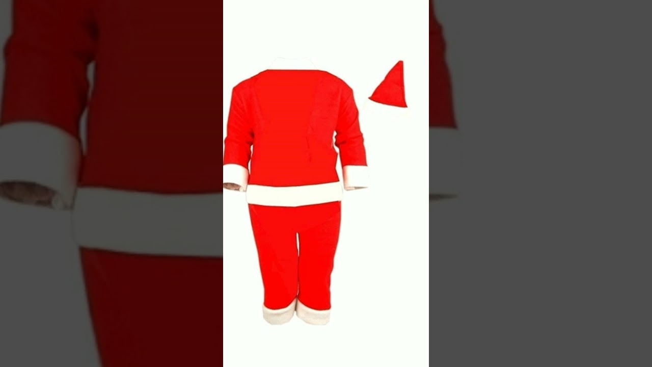 Own Box Santa Claus Dress for 2 year to 3 Year Baby, Kids, Toddler, Unisex Baby Girl & Baby Boy, Chr