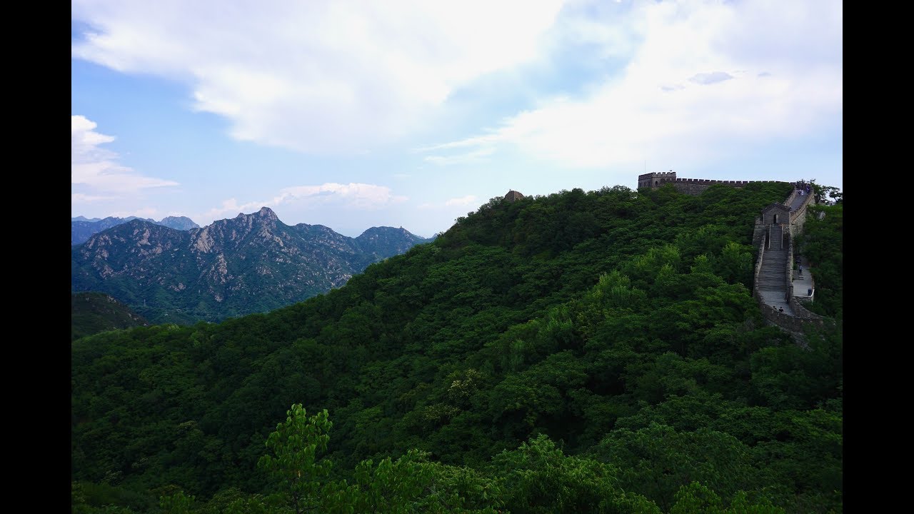 万里の長城の絶景画像とドローン空撮動画 中国の世界遺産