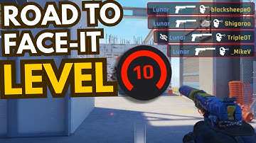 Road To FACEIT level 10 - The BEST SOLO QUEUE Teammates!
