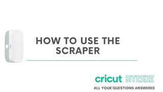How to use Cricut Scraper Tool 