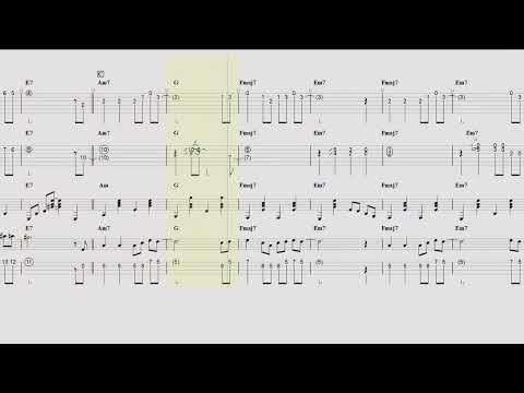 過ぎ去りし永遠の日々（簡単ギターアンサンブルアレンジタブ譜+五線譜 - COBA